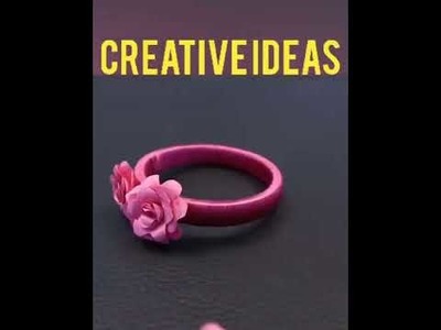 Stylish paper jewelry making idea at home | creativeideas #shorts