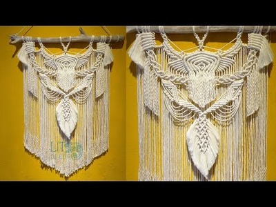 TIME LAPSE | DIY Macrame Wall Hanging New Style Macrame Design & Tutorial by LIT decor
