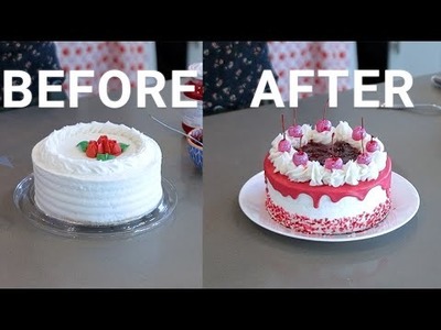Turning A $20 Grocery Store Cake Into A DIY Masterpiece