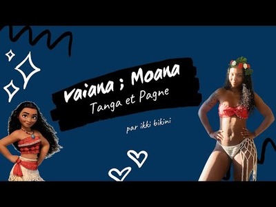 Vaiana 2.2- faire bas maillot de bain crochet avec élastique - Tuto Tanga bikini à frange | Facile