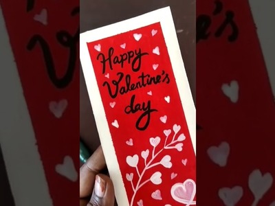 ❤️Valentine's day card ❤️ #diy #valentinesday #diycard #handmade #art #painting #valentinecardideas