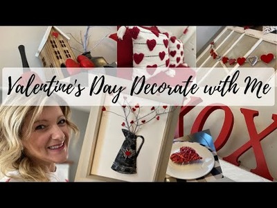 VALENTINE'S DAY DECORATE WITH ME.HIGH-END VALENTINE'S DAY FARMHOUSE DECORATIONS