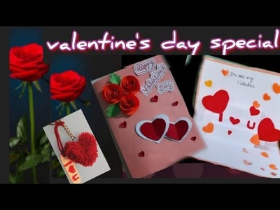 Valentine's Day Special Card | Valentines day craft idea | Diy Valentines day special gift |