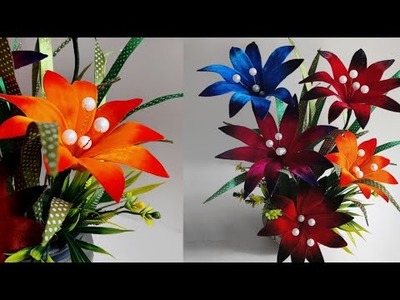 ????️ Velvet ribbon flowers | flower making | ribbon flowers | easy Crafts | ribbon craft | DIY Project