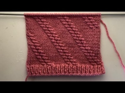 Very Beautiful Knitting Stitch pattern for Sweaters