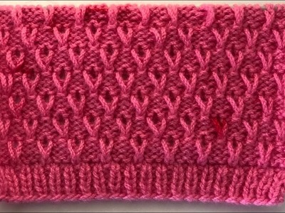 Very Pretty Knitting Stitch Pattern For Cardigans