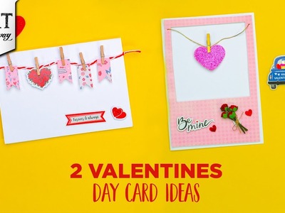 2 Valentines Day Card Ideas | Creative Card Designs | Gift Ideas for him.her  | DIY Paper Crafts |