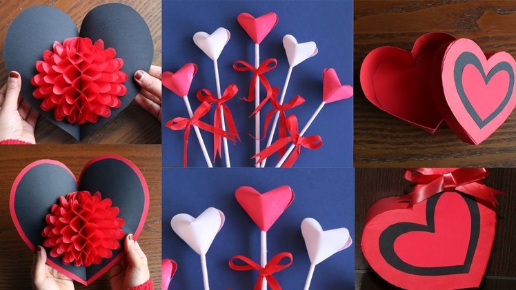 3 Valetine's Day Paper Heart Craft???? - Paper  Craft - DIY Craft