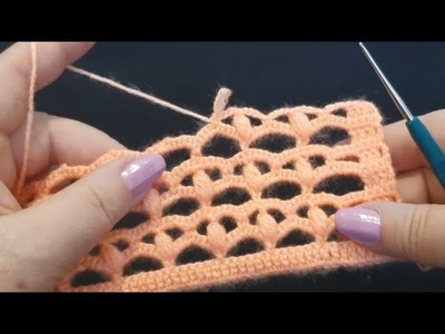 4️⃣2️⃣5️⃣ Super Easy crochet knitting baby blanket örgü yelek modeli