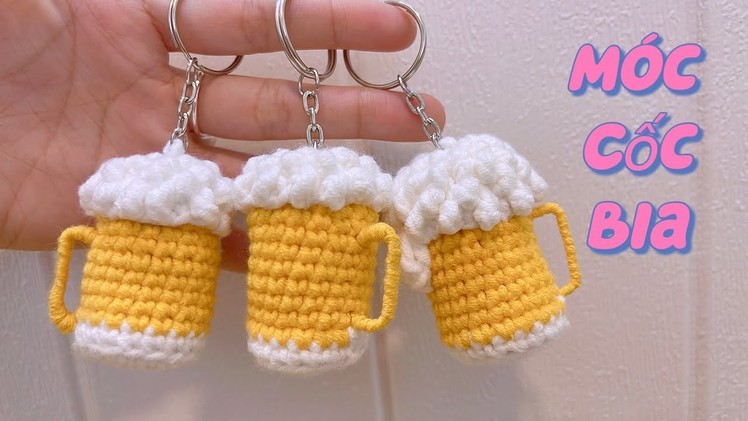 #63 - HD ( Eng Sub )Móc ???? Ly Bia Bằng Len?. Ngọc Thanh Handmade.How to Crochet a Wool Beer Glass?