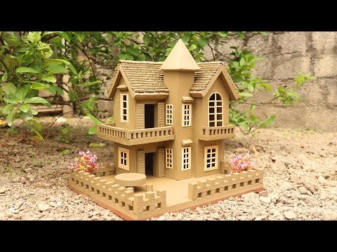 Amazing technique build DIY miniature house || how to make way design & build miniature clay castle