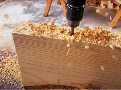 Amazing Woodworking Ideas with Craft Skills. Make a Drawer for Quick and Simple Storage