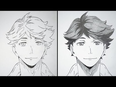 Anime Drawing | How to Draw Oikawa Tooru Easy Step by Step | Haikyuu!!