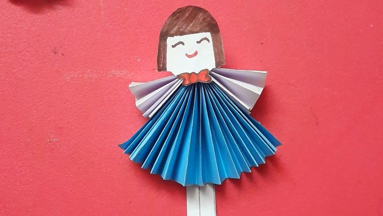 Creative Craft | Paper doll | DIY | #easycraft #origami #doll #papercraft #diy #Gopisyam