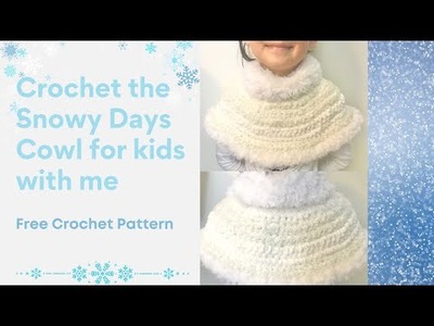 Crochet Super Chunky Cowl for kids (Quick and Easy)