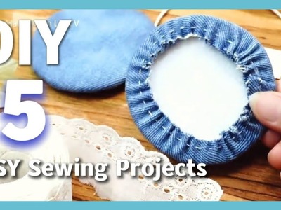 DIY 5 EASY Sewing Projects Compilation #SewingTricksandTips