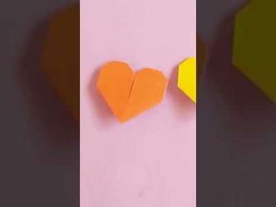 DIY How to Make Easy Paper Heart red beautiful Heart craft tutorial Ideas Gift Valentine 2022 .