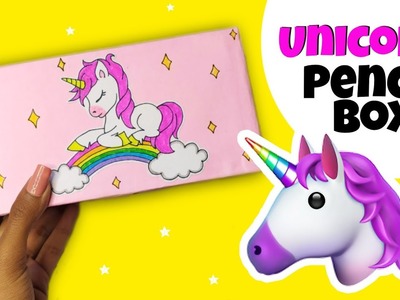 DIY Unicorn Pencil Box ???? #10daysunicorncraftchallenge
