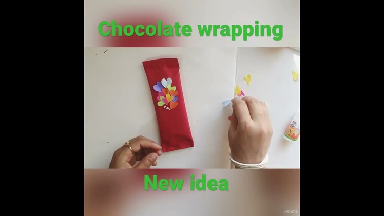 Easy chocolate wrapping | gift idea | DIY craft | paper craft |