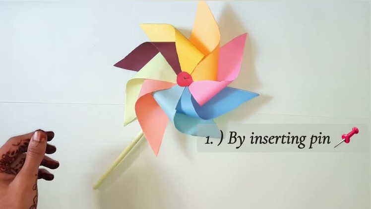 Easy Pinwheel Craft  | Easy Paper Craft | Art and Craft with Paper easy |  Desk Organization Ideas