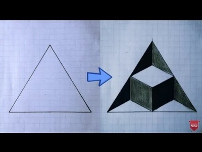 Fantastic 3D illusion | How to draw a 3d art | 3d illusion | Trick art