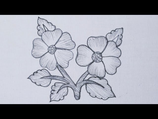 Hand embroidered flowers, Very beautiful flower embroidery design, Hand embroidery for beginners