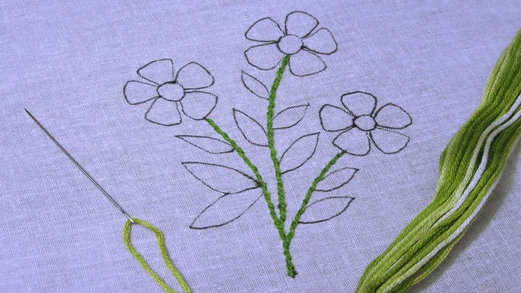 Hand Embroidery Flower Design - Flower Embroidery Designs - 104