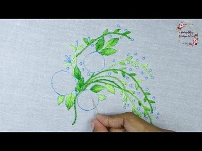 Hand Embroidery Simple flower stitch. Simple Easy Flower Stitch Tutorial - 30