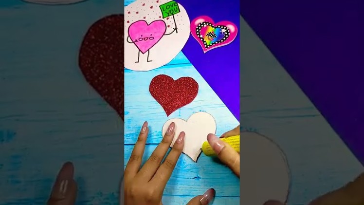 Heart Making with Glitter Foam Sheet | 3D Heart | Easy Gift Idea for your Loved Ones
