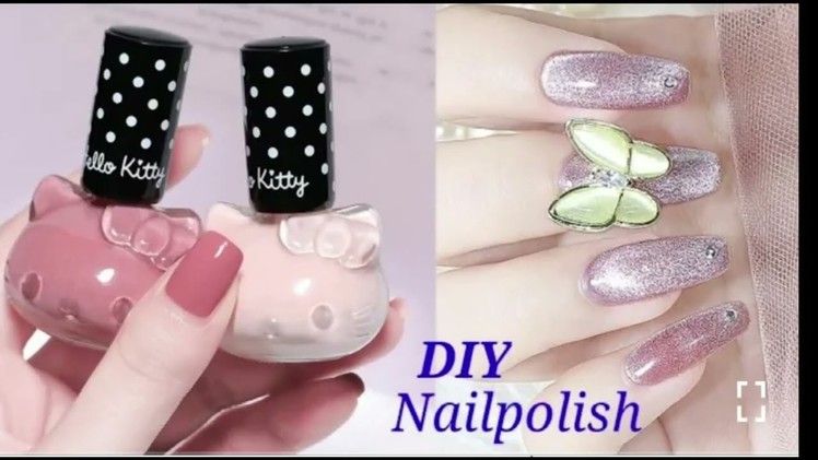 Homemade nail ???? polish | DIY nail polish TUTORIAL | Ayushi Easy arts and crafts |