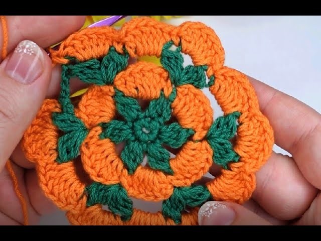 How to crochet coaster doily short tutorial