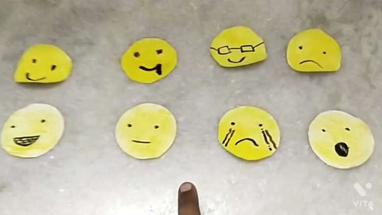How to do homemade emoji ☺️???????? stickers #Craft with Havisha. 