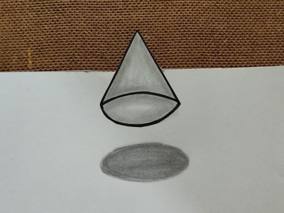 How to Draw 3D Cone Drawing #shorts #drawing #3d #art #cone #3dconedrawing #sidworldsarts