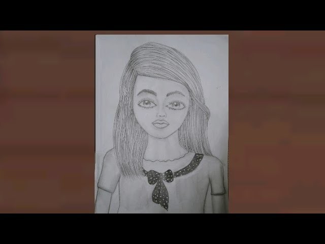 How to draw a Beautiful girl Step by Stepfor Beginner.Pencil Sketch ...