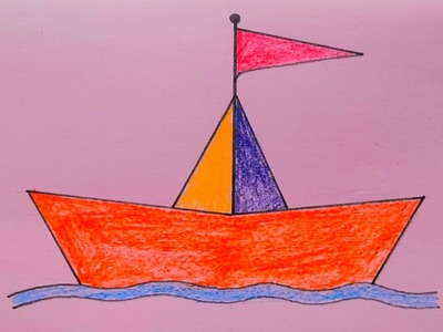 How to draw a boat | boat drawing easy | boat drawing | chitrkla | chitrakala