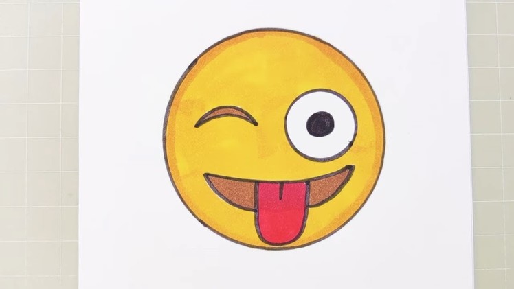 ????????How to draw a smiling emoji???????? |Cómo dibujar un emoji sonriente
