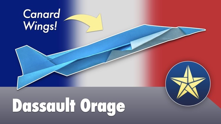 How to Fold the Dassault Orage Canard Fighter Jet