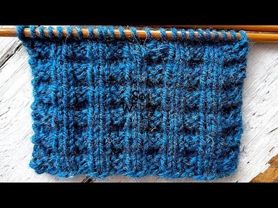 How to knit the Thermal stitch: For veterans and absolute beginners! - So Woolly