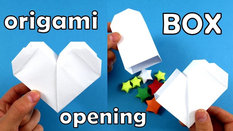 How to Make 3D Origami Heart Box ❤ HEART BOX TUTORIAL