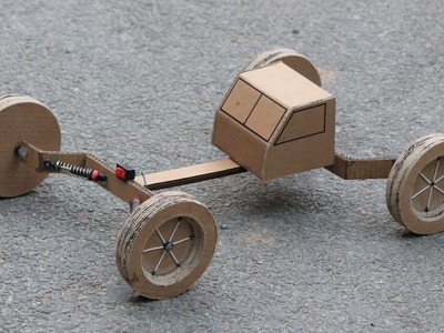 How to make a Car - Battery Operated Car - Out of Cardboard DIY