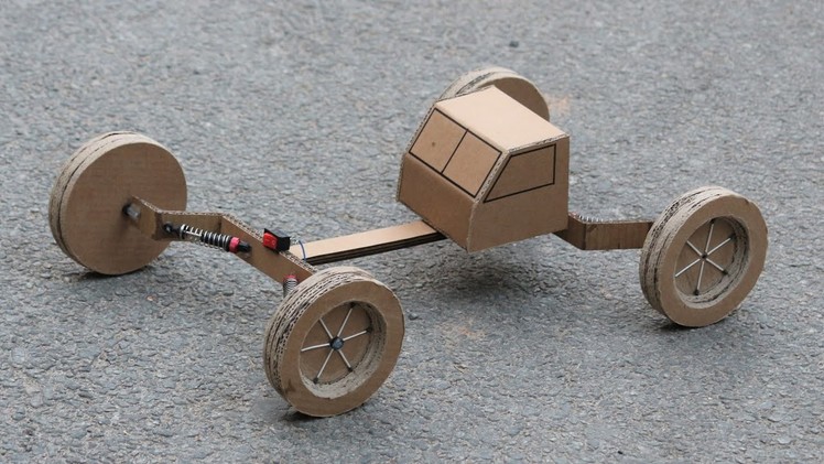 How to make a Car - Battery Operated Car - Out of Cardboard DIY