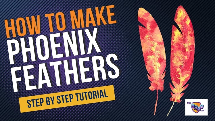 How To Make Phoenix Feathers Harry Potter diy. Mr Brad Art