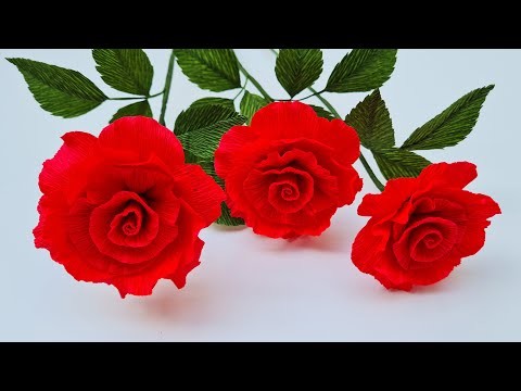 How To Make Rose Paper Flower #3. Paper Flower. Góc nhỏ Handmade