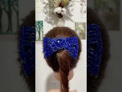 How To Make Simple Hairstyles, Cute Hairstyles #trend #diy #ytshorts #shorts P2409