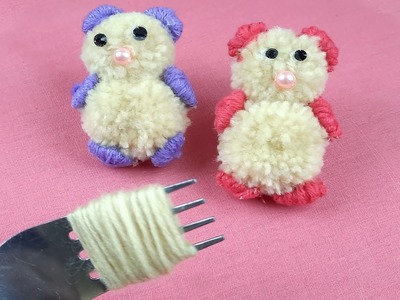 How to make teddy bear at home.Very Easy Hand made mini teddy bear. Mini teddy bear trick#Shorts