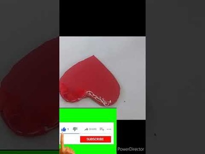 How to make valentine's day puffy heart using waste bag #shorts video