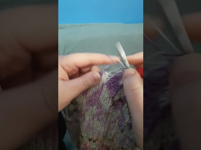 Knitting Stranded Colourwork on a Jumper | Knitting Timelapse