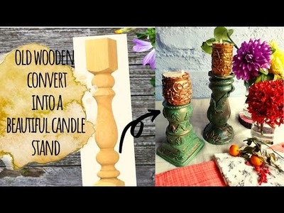 Lets #DIY a candle stand || #handmade