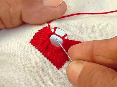 Mirror Work Stitch | Khatavari Mirror Work | Hand Embroidery Work
