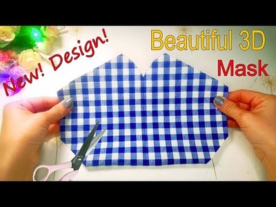 New Style Beautiful 3D Mask Idea! Diy Simple Face Mask Sewing Tutorial | How to Make Breathable Mask
